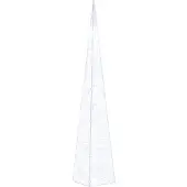 vidaXL LED-Leuchtkegel Acryl Deko 60 cm Blau