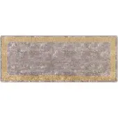 vidaXL Teppichläufer MARSA Grau 100 x 250 cm Polyester und PVC