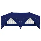vidaXL Pop-up Partyzelt 575 x 288 x 245 cm Blau Oxford-Stoff