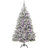 vidaXL Lumi (mit 300 LEDs und lilafarbenen Bällen)