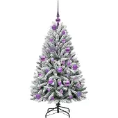 vidaXL Lumi (mit 150 LEDs und lilafarbenen Bällen)