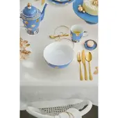 Pip studio Schüssel Dot Delight Light Blue-Gold 20 cm (2er-Set)