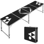Outsunny Bierpong Tisch Campingtisch klappbarer Klapptisch für Garten, Balkon