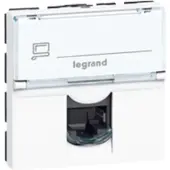 Legrand 076574, RJ-45, 2 Modul(e), UTP, 6a, Wei?, 370 g