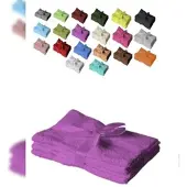 EXKLUSIV HEIMTEXTIL Gästehandtuch 4er Set 30 x 50 cm Lila