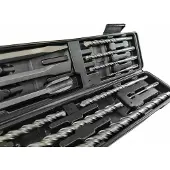 Silverlit SDS-Betonbohrer, GEKO Set 12 Stück, zum Bohren von Beton, Qualitätsstahl, Hartmetalleinsatz, hohe Präzision und Haltbarkeit, SDS Plus-Aufnahme