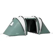 Outsunny Tunnelzelt Polyester Stahl 450L x 220B x 180H cm