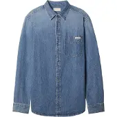 Calvin Klein Jeans Jeanshemd "VINTAGE INDIGO" Regular fit mit Rundhalsausschnitt