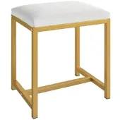 Costway Schminkhocker mit Gepolsterter Sitzfläche für Make-Up
