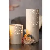 Tiziano Lichtsäule Latuna 36cm LED cremeweiß