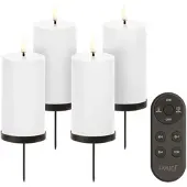 Piffany Uyuni Giftbox Pillar Stumpenkerze für Adventskranz nordic white