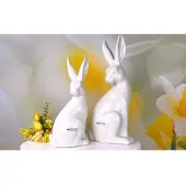 Tiziano Hase Laurenzo 35cm cremeweiß