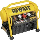 DeWalt Kompressor DPC6MRC-QS, 1100 W, 230 V, 8 bar, ölfrei, mit Druckminderer & Manometer, Kesselinhalt 6 L
