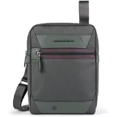 Piquadro Ipad Crossbody Bag 42021990 - Beauty Case, Pouch In Nylon And Leather