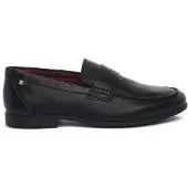 Bugatti Herrenschuhe Businessschuhe Slipper Schwarz Freizeit