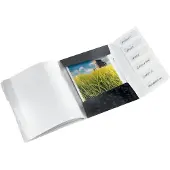 Leitz WOW, Conventional file folder, A4, Polypropylene (PP), Black, Glossy, 200 sheets