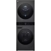 LG F214WT8PB, Schwarz, Freistehend, Frontlader, Links, Schwarz, Berührung