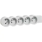 Legrand Steckdosenleiste mit Schutz Verlängerungskabel MULTIFB 5X2P+T STD ACBL B/G 049498