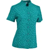 MAUL Sport Mondsee - 1/2 Bluse mit Muster Elastisch türkis green (67) 38