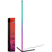 Briloner RGBIC LED Stehlampe, Fernbedienung, Gaming Deko, Dimmbar, 1,4 m