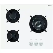 Airlux AV635HWH, Weiß, Integriert, Gaskochfeld, Glas, 3 Zone(n), 3 Zone(n)