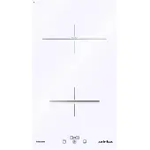 Airlux ATI322WH, Weiß, Integriert, Zonen-Induktionskochfeld, Glas, 2 Zone(n), 2 Zone(n)