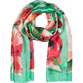 StyleBREAKER Schal "Schal mit Aquarell Blumen Muster" 1 Stk.