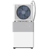 Midea 4048164116478, Window air conditioner, Grau, Weiß, Kühlung, Heizung, 3500 W, 3200 W, 12000 BTU/h