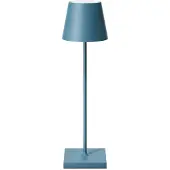 Sigor LED Akku-Tischleuchte "NUINDIE 380" INDOOR & OUTDOOR 2,2W 827 (Warmton-extra) Blau USB-C