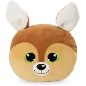 Nici Glubschis Kissen Rehkitz Feena figürlich 32x32cm - braun