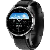 INF Smartwatch mit Blutsauerstoff- und Blutdruckmessung Schwarz