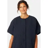 Ilse jacobsen Weste Damen BLOSSOM02 Short Quilted Cape Dark Indigo-M / L