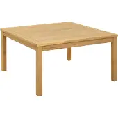 vidaXL Couchtisch Helles Akazienholz 85 x 85 x 45 cm Massivholz Akazie