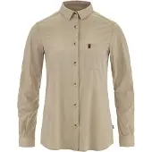 Fjällräven Hemd Övik Lite Shirt LS Damen Fossil-S