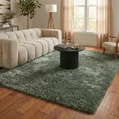 NATURL. Shaggy Teppich - Blaze Grün 200x290 cm
