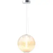 Maytoni Glas Hängelampe Bruma, dimmbar, weiß / opal, für Wohn- / Esszimmer, Glas, Pendelleuchte