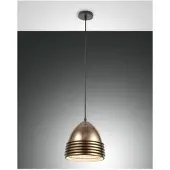 FABAS LUCE Pendelleuchte Gavia E27 Ø220mm Schwarz