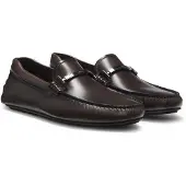 BOSS Driver-Schuhe aus Nappaleder mit Logo-Hardware Grösse 39