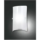 FABAS LUCE Wandleuchte Milton E27 260x100mm Weiß