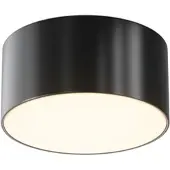 Maytoni LED Außendeckenleuchte Zon, schwarz, Aluminium, Modern, LED Deckenleuchten