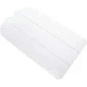 Ferplast Tür für Hundehütte Dogvilla 90, PVC transparent, regenfest, schützt vor Wind und Kälte, 23,6 x 0,2 x 38,3 cm