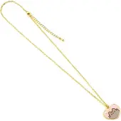 Pusheen Halskette & Anhänger Pink and Gold Heart
