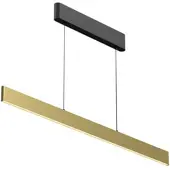 Maytoni Hängelampe Ephoria, dimmbar, messing / gold, für Wohn- / Esszimmer, Aluminium, Pendelleuchte