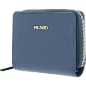 PICARD Leder Geldbörse Java 1 Wallet Denim blaugrau