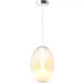 Maytoni Glas Hängelampe Bruma, dimmbar, weiß / opal, für Wohn- / Esszimmer, Glas, Pendelleuchte