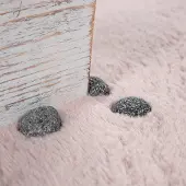TT Home Hochflor Teppich Schlafzimmer Kunstfell Flauschig Kaninchenfell Imitat