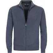 Casa Moda Strickjacke Zip Blau