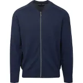 Casamoda Strickjacke Zip Navy