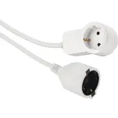 Hama Schutzkontakt-Verlängerungskabel Powerplug Zusatzsteckdose, 3.0 m, weiss