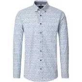 Casamoda Freizeithemd Dots Blau